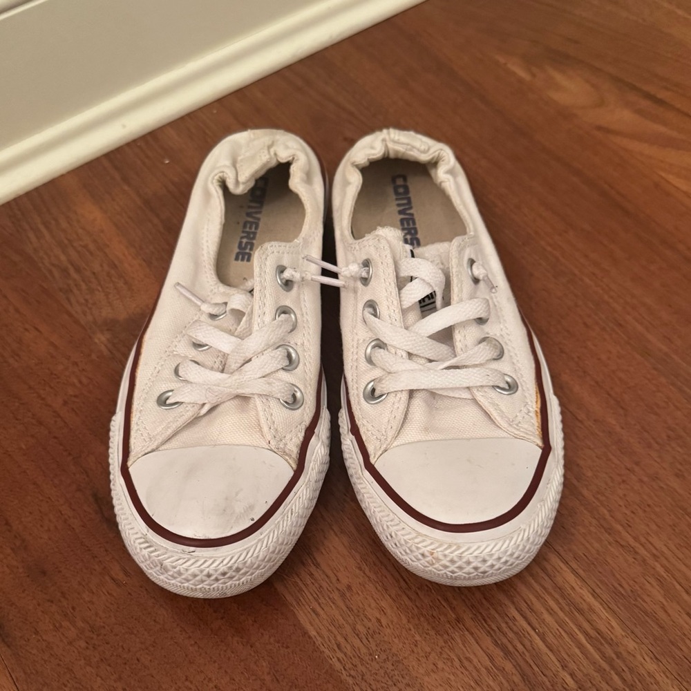 Converse Women's White Canvas Low-Top Sneakers